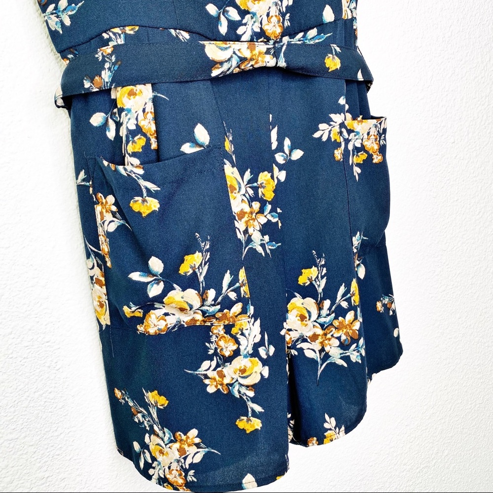 Xhiliration Floral Romper - Picture 3 of 5